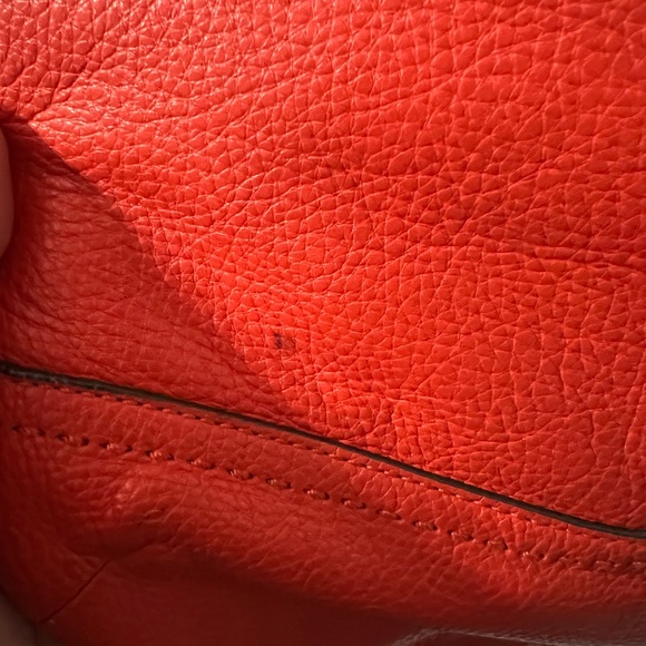 Tory Burch Fire Orange Amalie 2 way bag - Picture 12 of 16